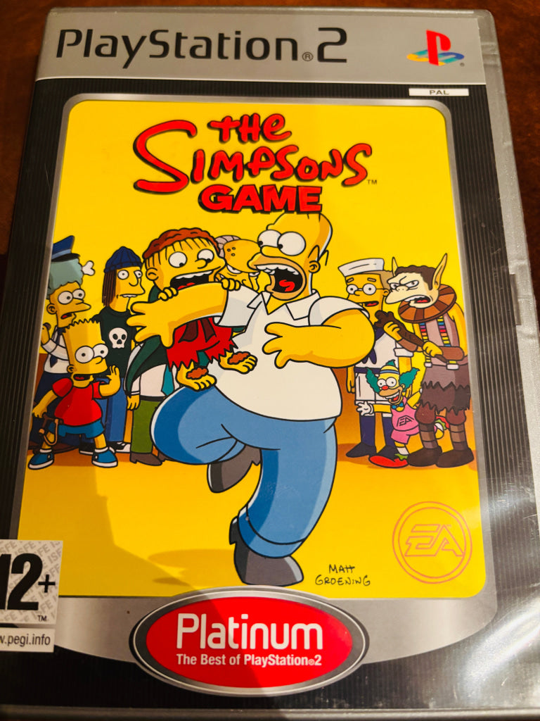The Simpsons Game. PS2.
