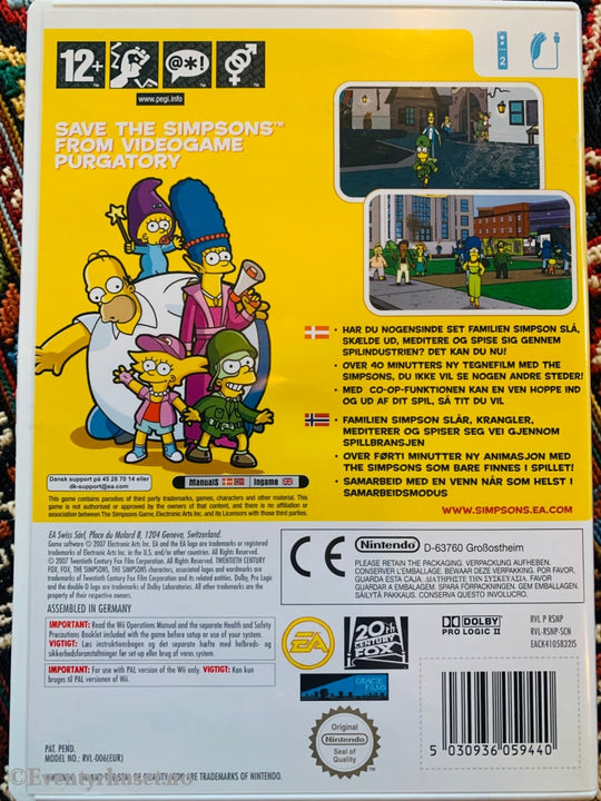 The Simpsons Game. Wii. Wii