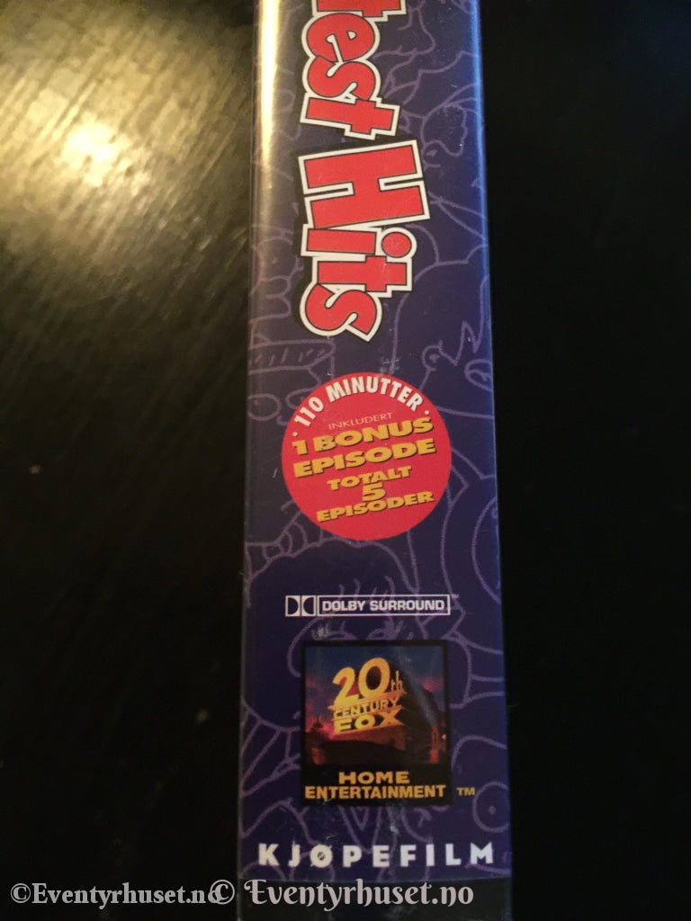 The Simpsons Greatest Hits Volume 1. 1989 - 98. Vhs (Norsk).