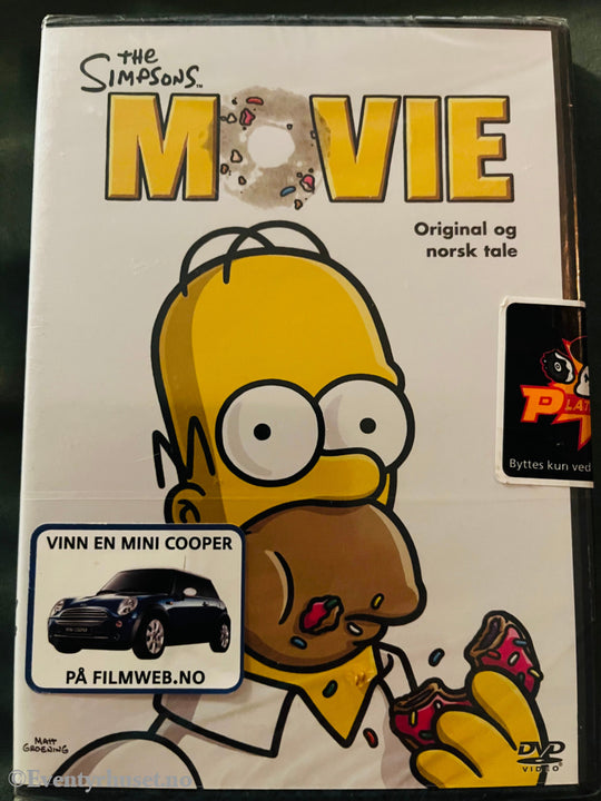 The Simpsons Movie. Dvd. Ny I Plast! Dvd