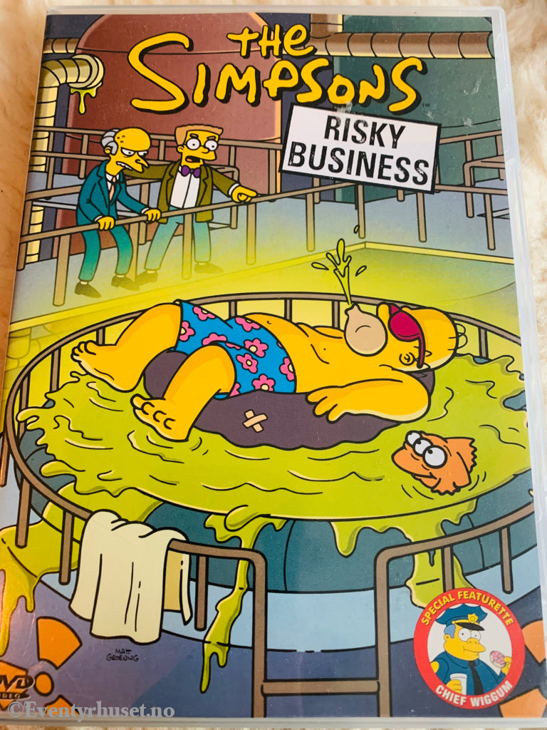 The Simpsons. Risky Business. DVD.