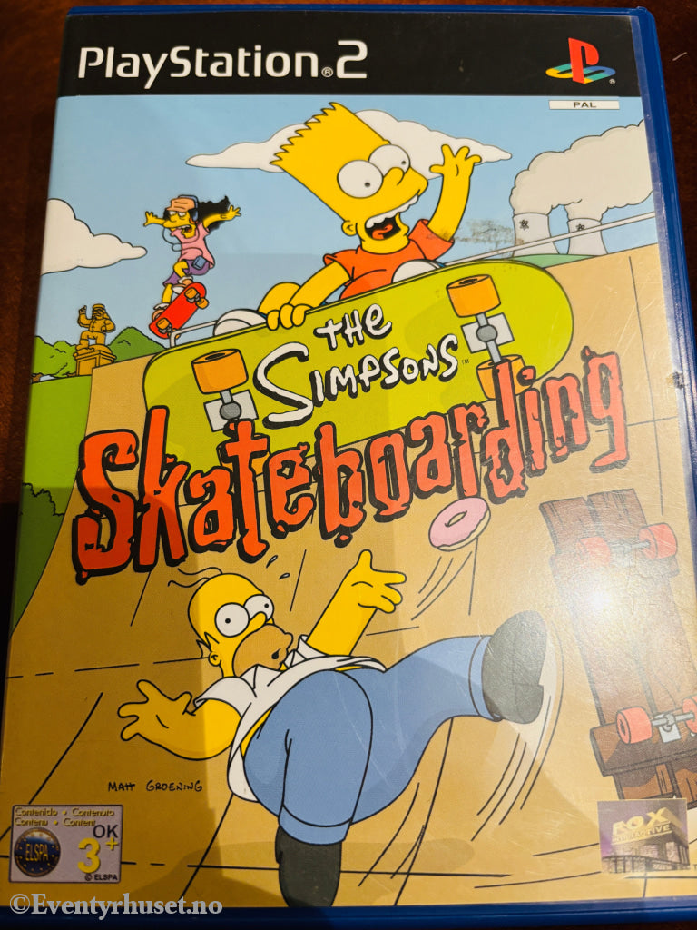 The Simpsons Skateboarding. PS2.