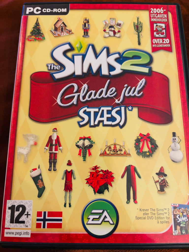 The Sims 2 – Glade jul stæsj. PC spill.