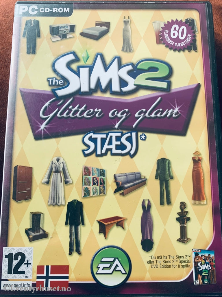 The Sims 2 Glitter Og Glans - Stæsj. Pc-Spill. Pc Spill