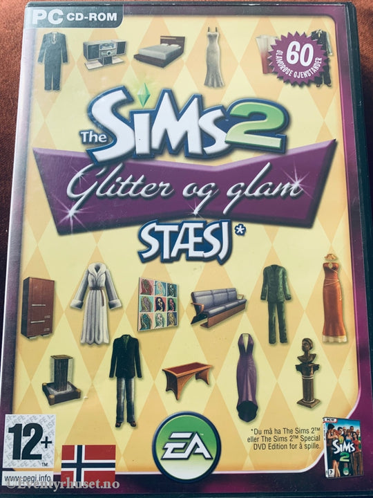 The Sims 2 Glitter Og Glans - Stæsj. Pc-Spill. Pc Spill