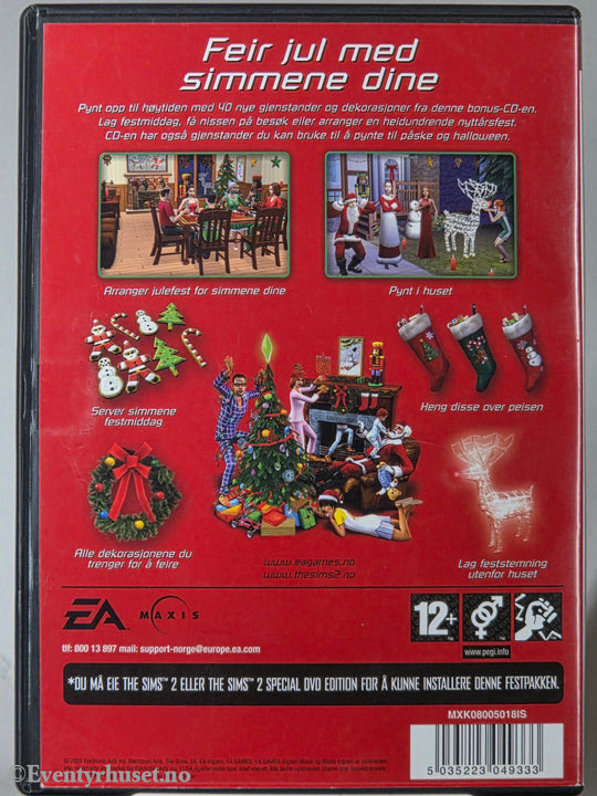 The Sims 2: Juletrefest. 2005. PC-spill.
