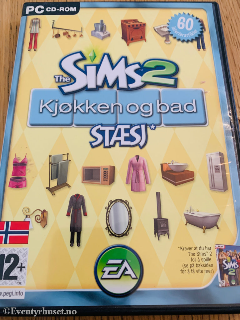 The Sims 2 Kjøkken Og Bad - Stæsj. Pc-Spill. Pc Spill