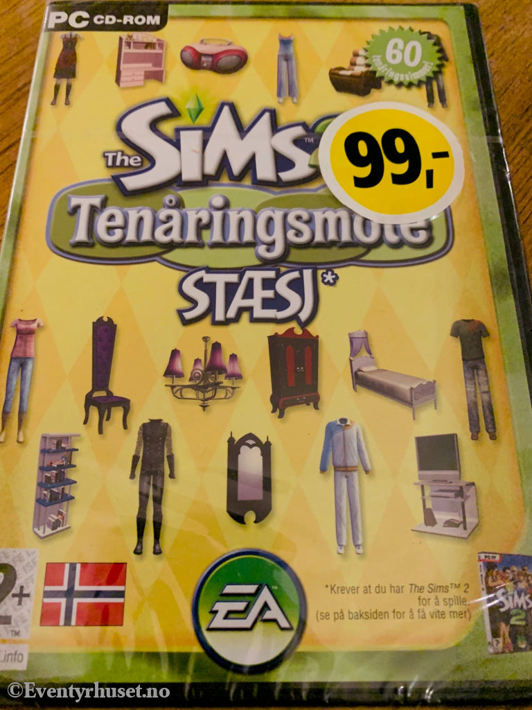 The Sims 2 - Tenåringsmote Stæsj. Pc-Spill. Ny I Plast! Pc Spill