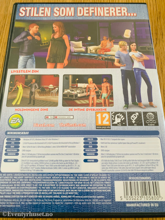 The Sims 3: Diesel Stæsj. PC-spill.