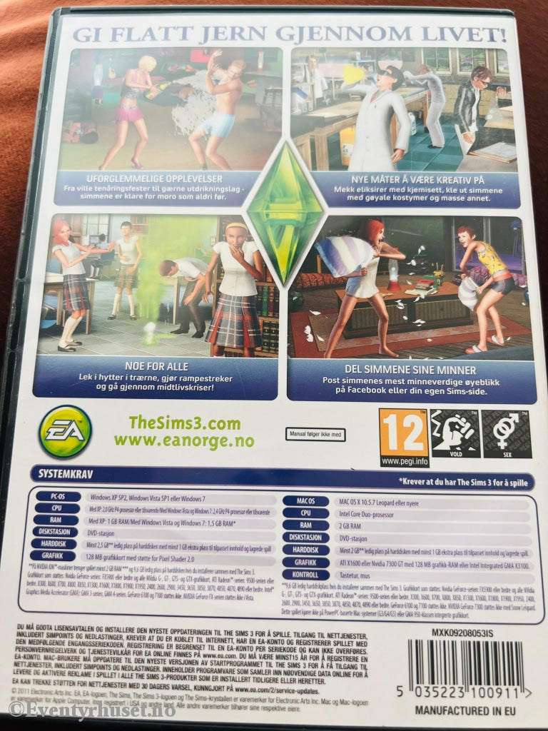 The Sims 3 - Generasjoner. Pc-Spill. Pc Spill