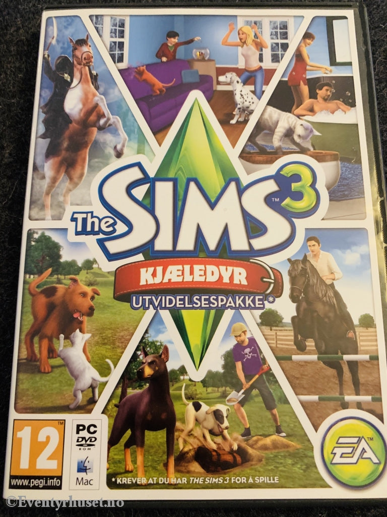 The Sims 3 - Kjæledyr. Pc-Spill. Pc Spill