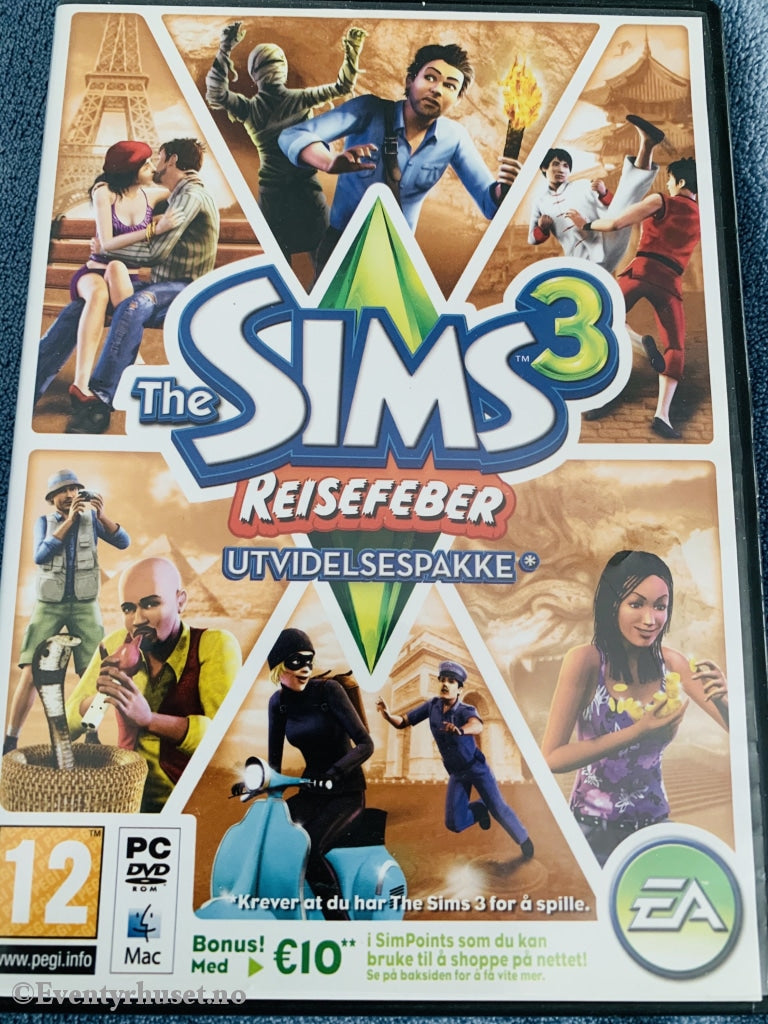 The Sims 3 - Reisefeber. Pc-Spill. Pc Spill