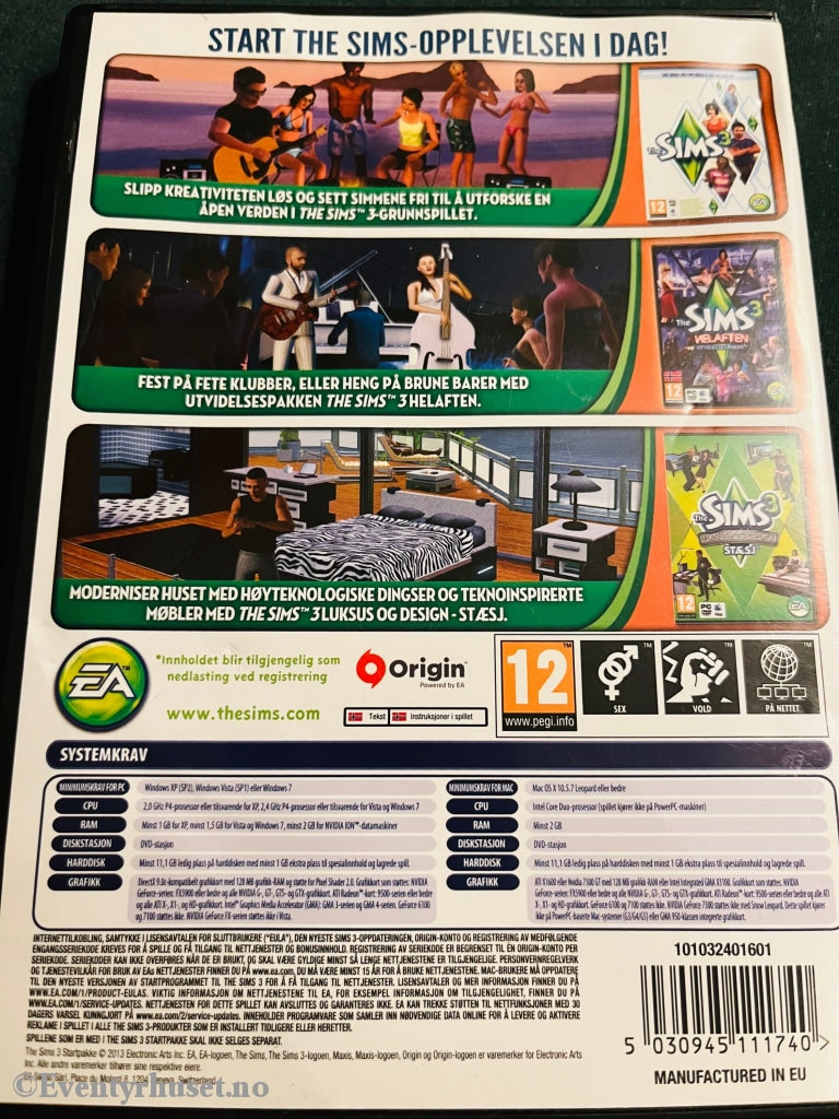The Sims 3 - Startpakke. Pc-Spill. Pc Spill