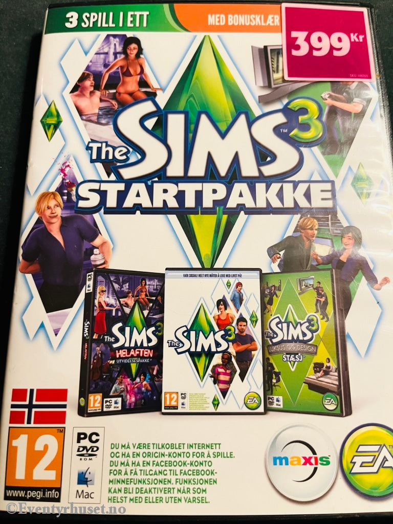 The Sims 3 - Startpakke. Pc-Spill. Pc Spill
