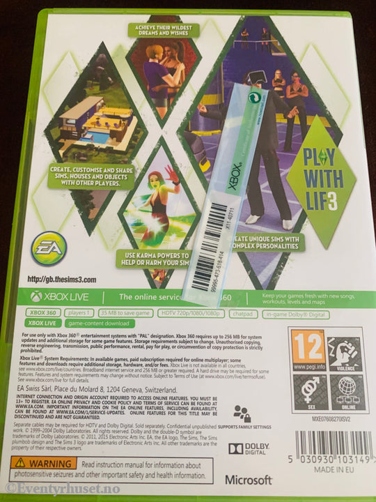 The Sims 3. Xbox 360. 360