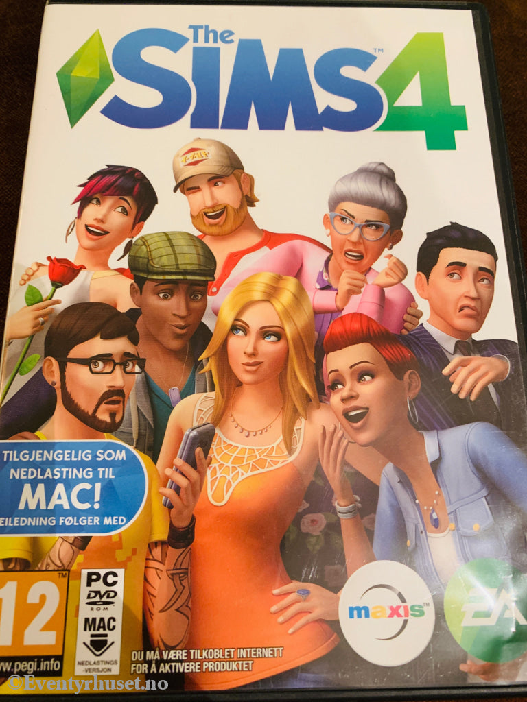 The Sims 4. 2014. PC/Mac DVD-spill.