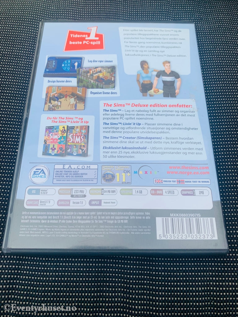 The Sims - Deluxe Edition. Pc-Spill. Pc Spill