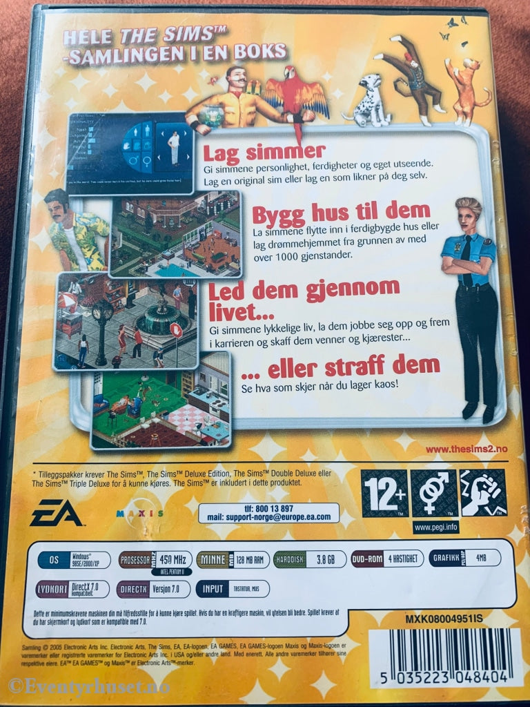 The Sims Den Komplette Samling. Pc-Spill. Pc Spill