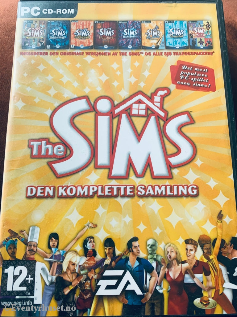 The Sims Den Komplette Samling. Pc-Spill. Pc Spill