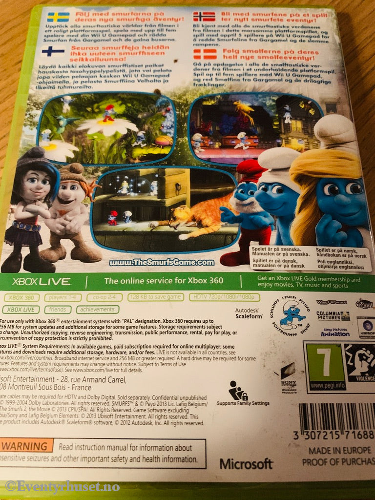 The Smurfs 2 (Smurfene). Xbox 360. 360