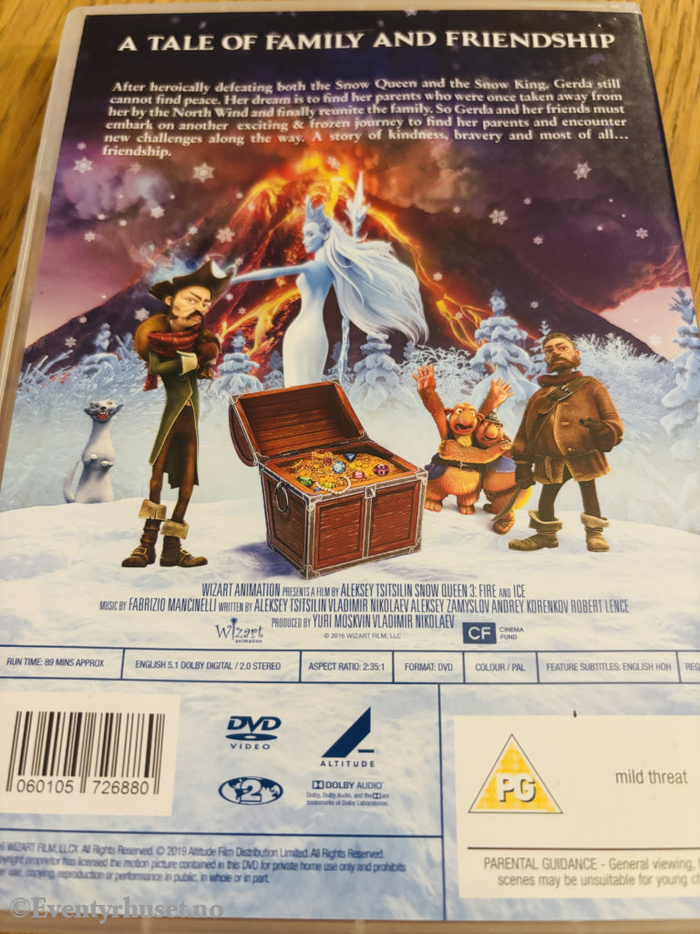 The Snow Queen 3: Fire and Ice (2016) . DVD.