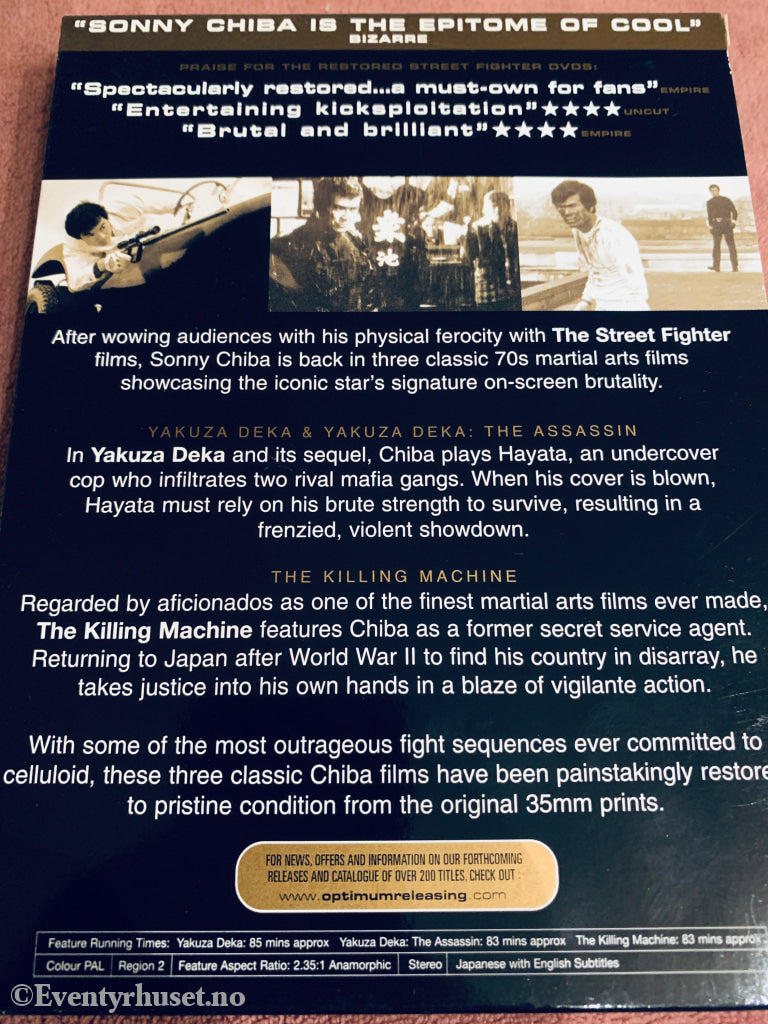 The Sonny Chiba Collection Vol.1, 2007. DVD samleboks.