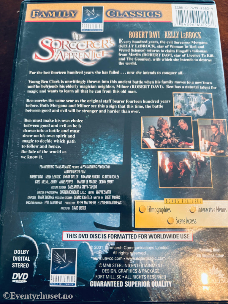The Sorcerer's Apprentice. DVD.