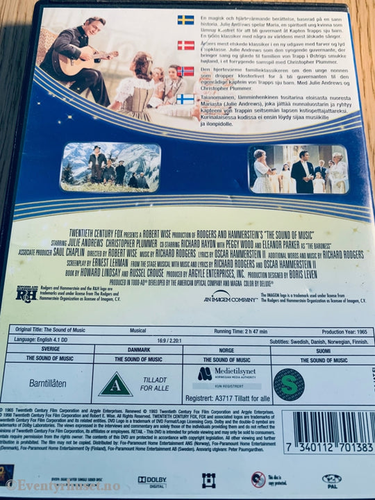 The Sound Of Music. Dvd. Dvd