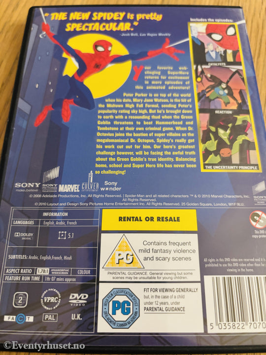 The Spectacular Spider-Man: Volume Three (2008) . DVD.