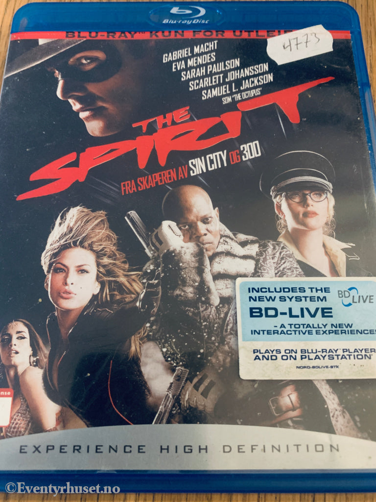 The Spirit (2008). Blu-Ray.