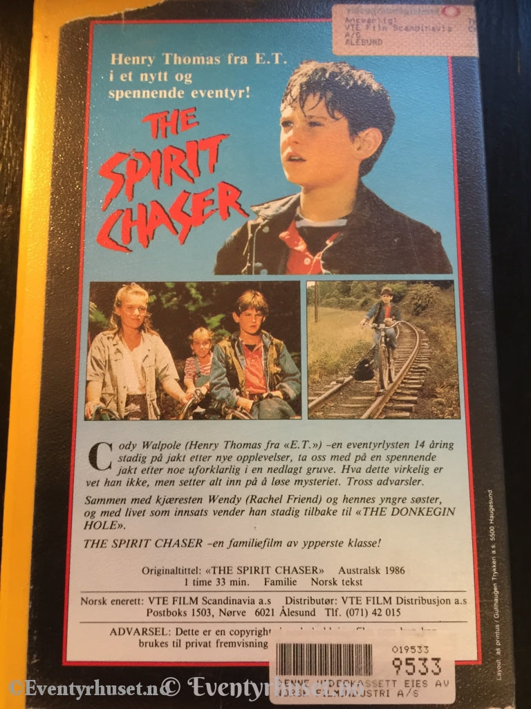 The Spirit Chaser. Vhs Big Box.