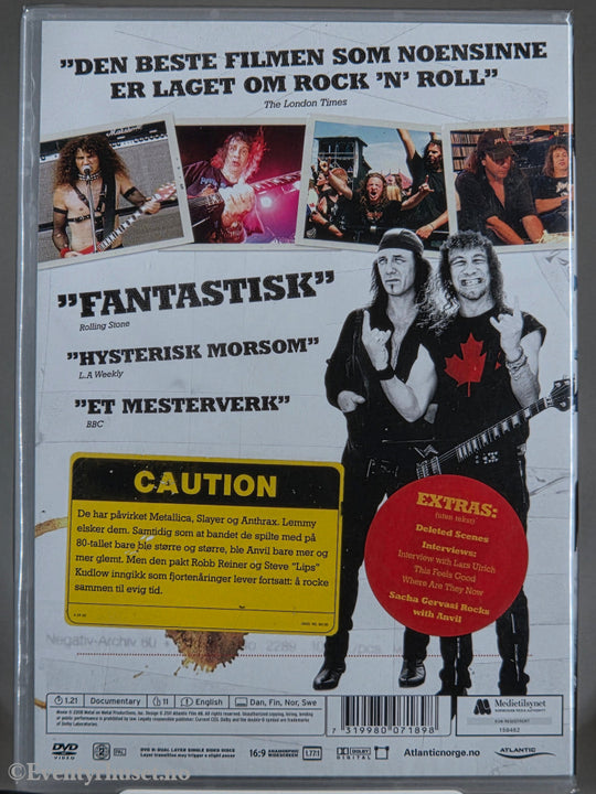 The Story of Anvil (2008). DVD. Ny i plast!