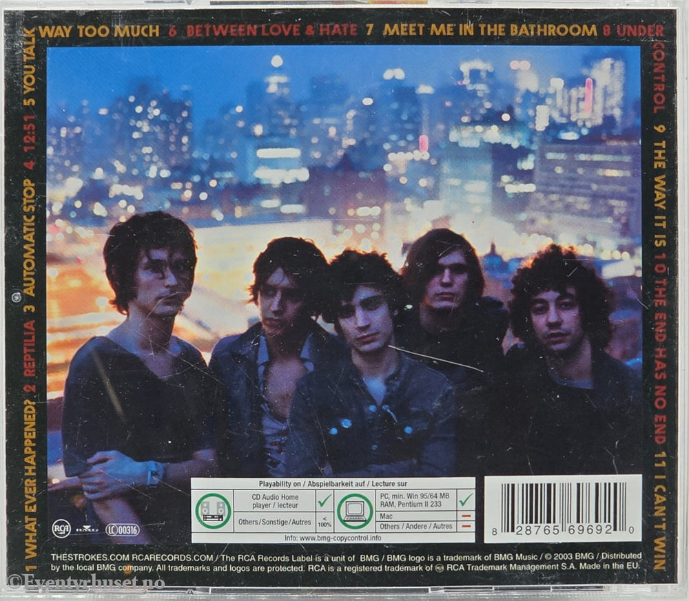 The Strokes. 2003. Room on Fire. Musikk-CD.