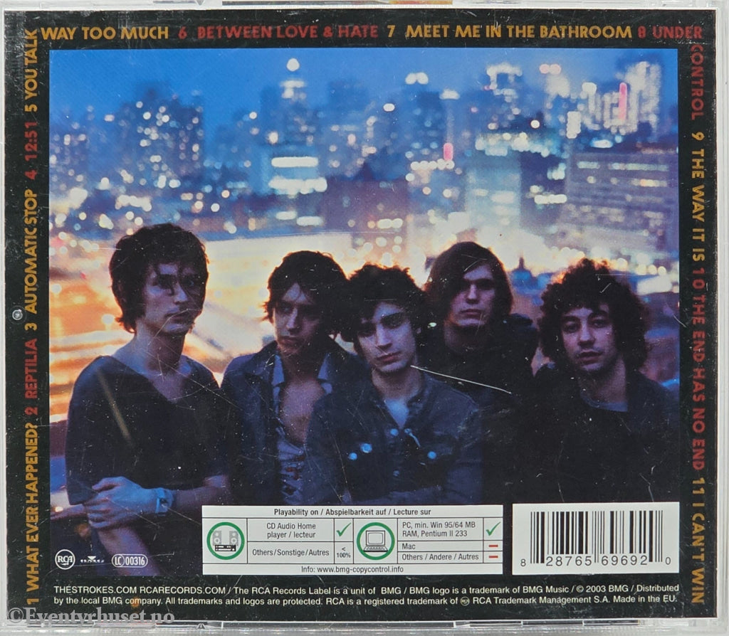 The Strokes. 2003. Room on Fire. Musikk-CD.