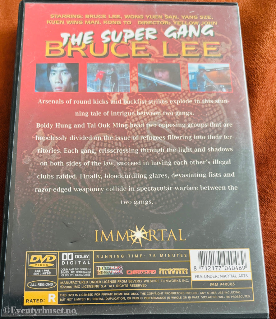 The Super Gang Bruce Lee. DVD.