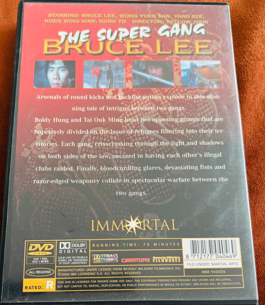The Super Gang Bruce Lee. DVD.