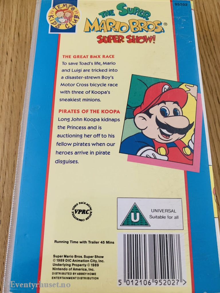 The Super Mario Bros Show. 1989. Vhs. Vhs