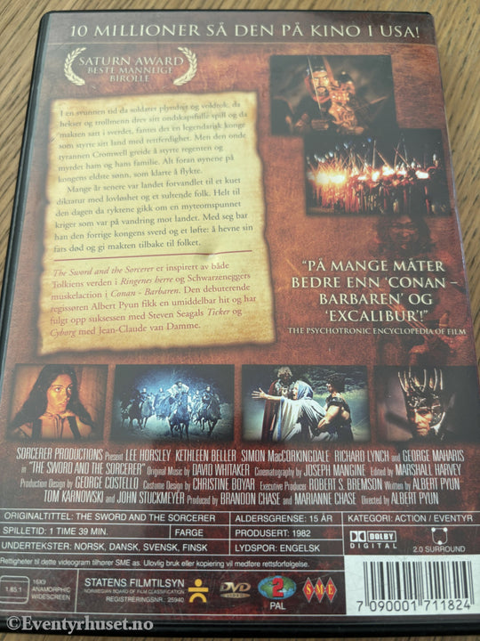 The Sword and the Sorcerer. DVD.