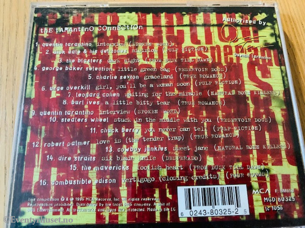 The Tarantino Connection. 1996. Cd. Cd