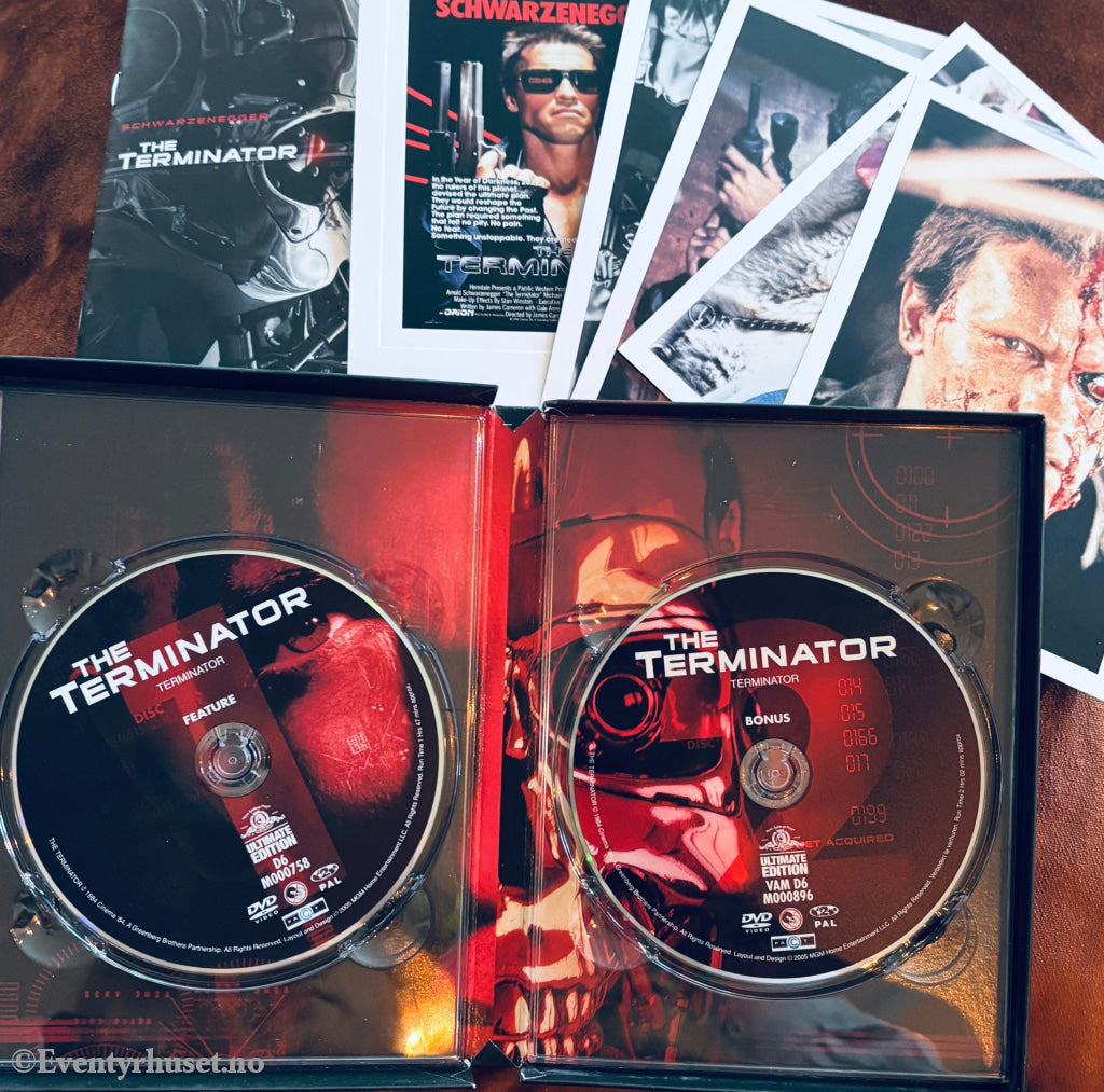The Terminator (1984). DVD spesial samleboks.