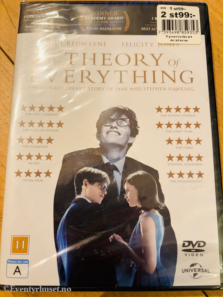 The Theory of Everything. DVD. Ny i plast!