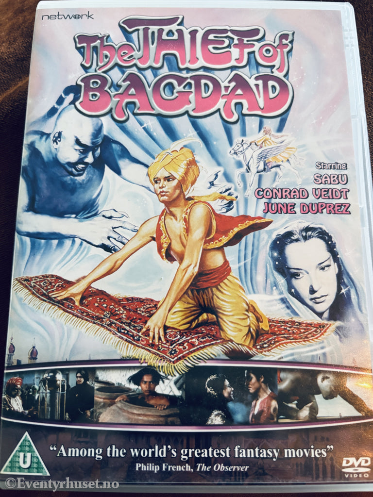 The Thief of Bagdad (1940). DVD.