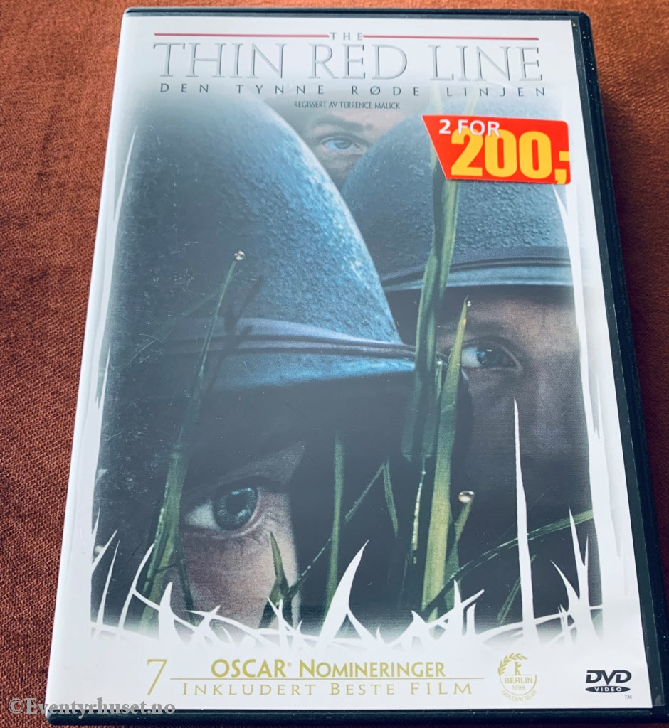 The Thin Red Line. 1998. Dvd. Dvd