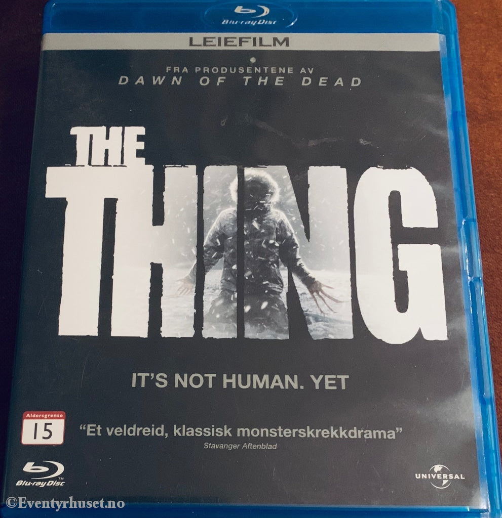 The Thing. 2011. Blu-Ray Leiefilm. Blu-Ray Disc