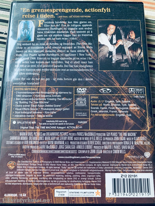 The Time Machine. Dvd. Dvd