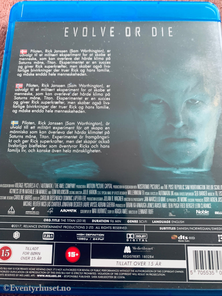 The Titan. Blu-ray.