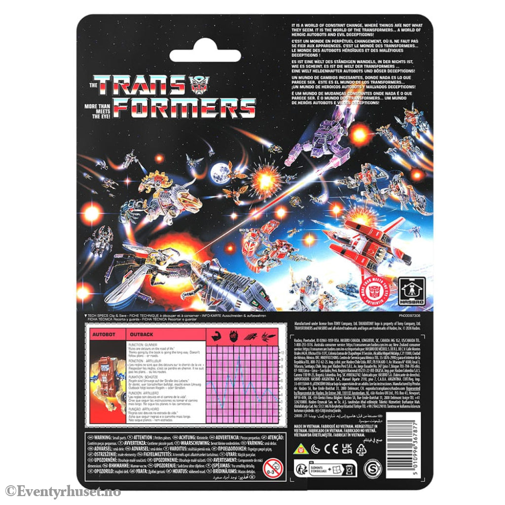 The Transformers Retro G1 Action Figure Autobot Outback 13 cm Toys