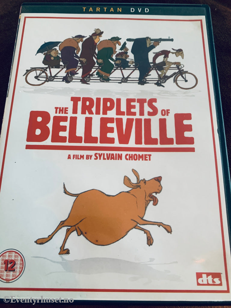 The Triplets of Belleville (Trillingene fra Belleville). 2004. DVD. DVD