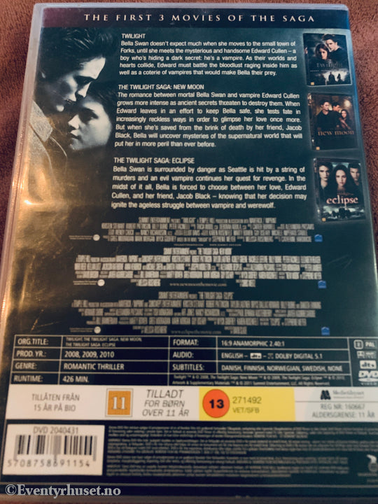 The Twilight Saga. DVD samleboks. DVD