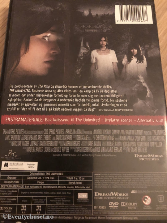 The Uninvited. 2009. Dvd. Dvd